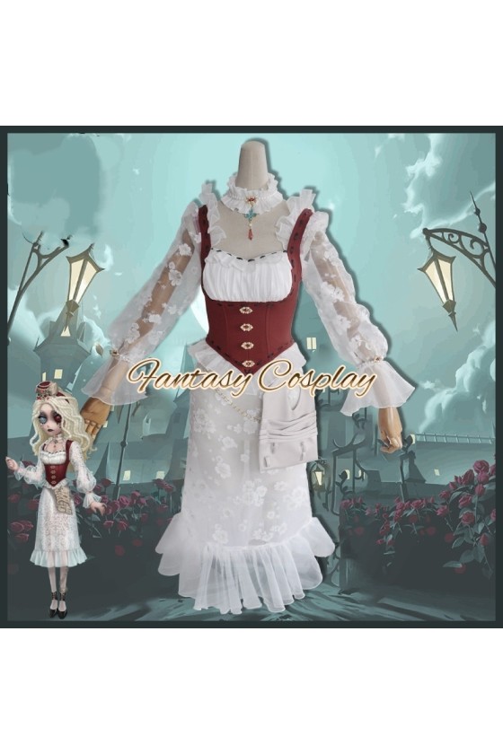 Identity V Psychologist Ada Mesmer Layla White Outfit Cosplay Costume